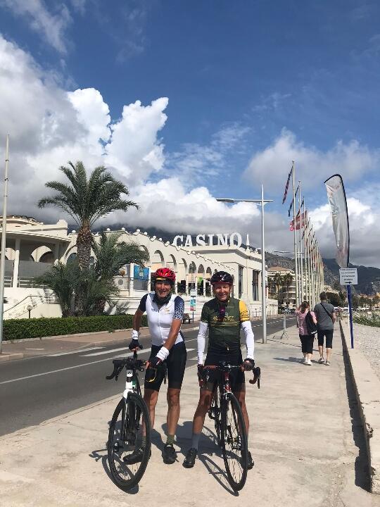 Jacques et Patrick au Depart de Nice